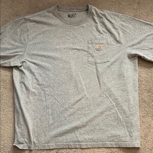NWOT-Carhartt Gray Short Sleeve Tee- size 2XL
